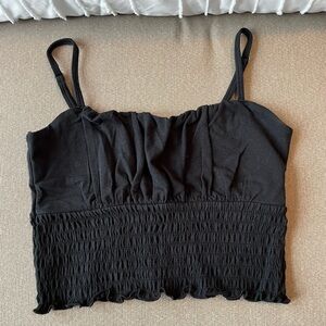 Hollister Black Smocked Women's Top